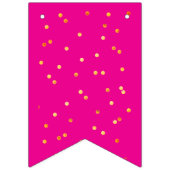 おもしろいモダンパープルカラフルピンクキッズフォト写真 バンティングフラッグ (第1の旗)