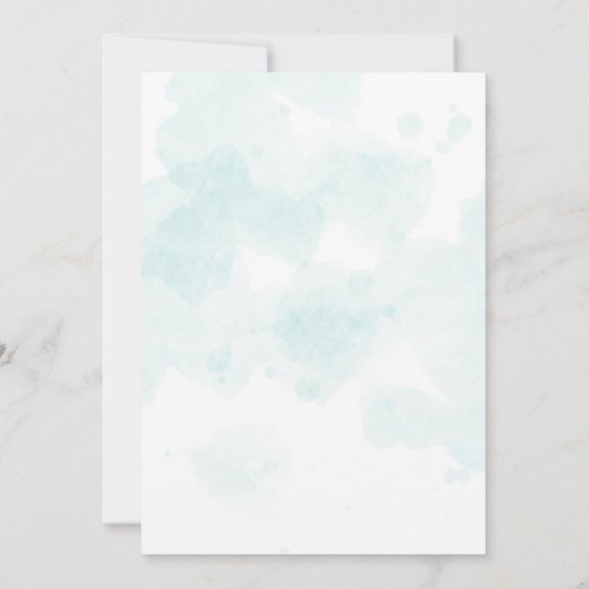 おもしろいモダンビーチをテーマにしたクリスマスパーティー 招待状 (裏面)