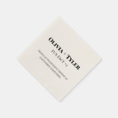 おもしろいモダンファクトウェディングレセプションカクテルナプキン スタンダードカクテルナプキン (角)