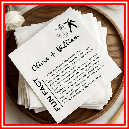 おもしろいモダンマエレガントミニマモダンリスト スタンダードカクテルナプキン