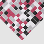 おもしろいモダンマゼンタ幾何学模様 薄葉紙 (詳細)