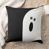 おもしろいモダンミニマル抽象芸術幽霊ハロウィーン クッション (ブランケット)