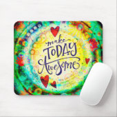 おもしろいモダンメイク今日の素晴らし引用文 マウスパッド (マウス)