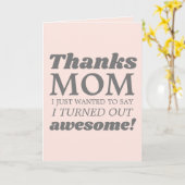 おもしろいモダンレトロ カード (黄色い花)