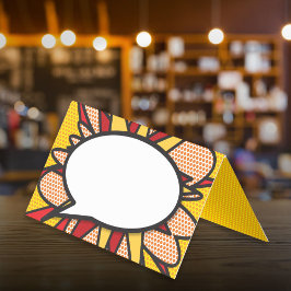 おもしろいモダン吹き出し漫画