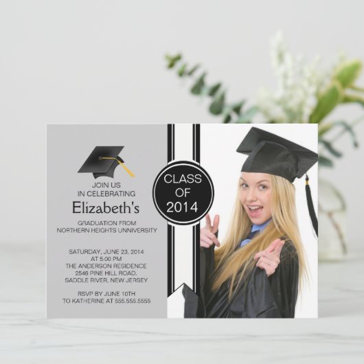 おもしろいモダン大学院写真修了会 招待状 (スタンド正面)