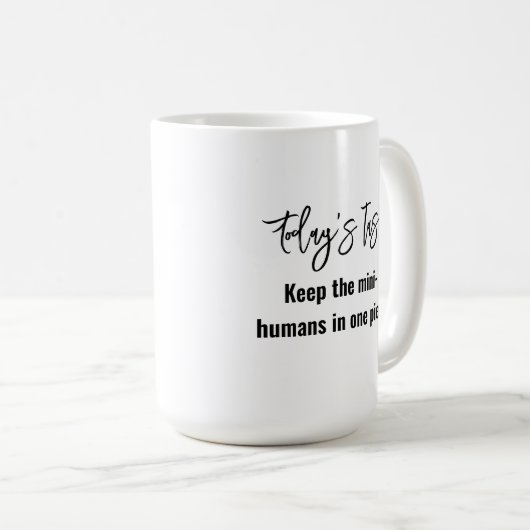 おもしろいモダン引用文トレンディー コーヒーマグカップ (正面右)