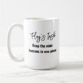 おもしろいモダン引用文トレンディー コーヒーマグカップ (左)