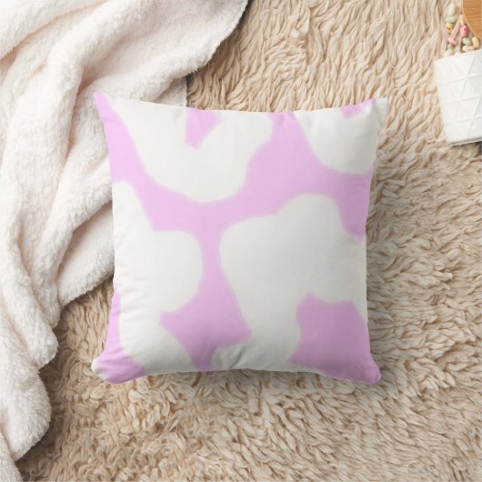 おもしろいモダン抽象芸術白はっきりした芸術的 クッション (ブランケット)