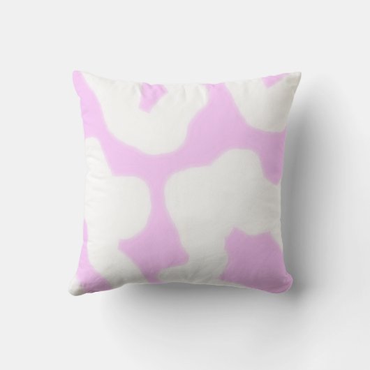 おもしろいモダン抽象芸術白はっきりした芸術的 クッション (裏面)