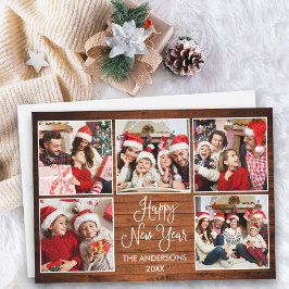 おもしろいモダン書道の木5写真新年 シーズンカード