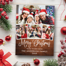 おもしろいモダン書道クリスマスウッド4写真