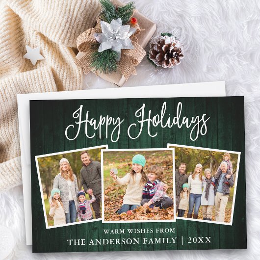 おもしろいモダン書道グリーンウッド3写真 シーズンカード