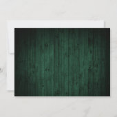 おもしろいモダン書道グリーンウッド3写真 シーズンカード (裏面)