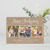 おもしろいモダン書道感謝祭3フォトクラフト シーズンカード (スタンド正面)