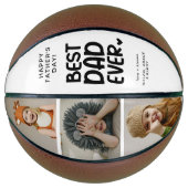 おもしろいモダン最高の「パパEVER」 3 Photo バスケットボール (正面)