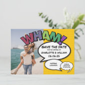 おもしろいモダン漫画ブックの写真の保存Date Card セーブザデート (スタンド正面)