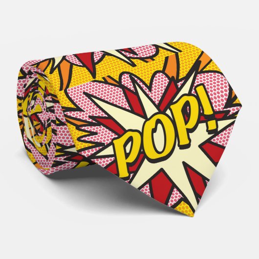 おもしろいモダン漫画ブックアポップ・アートのートスーパーヒポップ・アートのーロ ネクタイ (ロール)