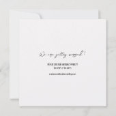 おもしろいモダン額付き角写真日付を保存 (裏面)