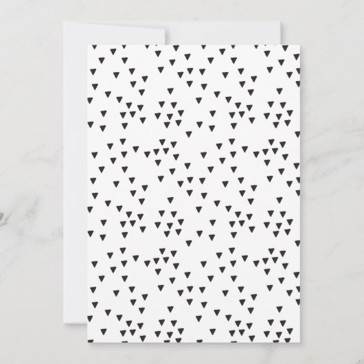 おもしろいモダン「パーティーのようなパンダ」子供の誕生日 招待状 (裏面)