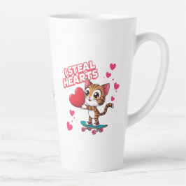 おもしろいモダンBe My Valentine カフェラテマグ