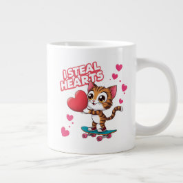 おもしろいモダンBe My Valentine ジャンボコーヒーマグカップ