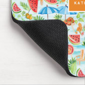 おもしろいモノグラスタイリッシュム マウスパッド (コーナー)