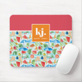 おもしろいモノグラスタイリッシュム マウスパッド (マウス)