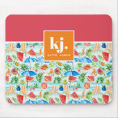 おもしろいモノグラスタイリッシュム マウスパッド (正面)