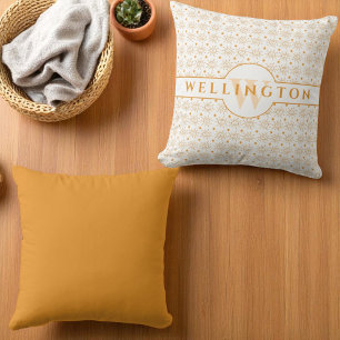 おもしろいモノグラム名手描き太陽 クッション