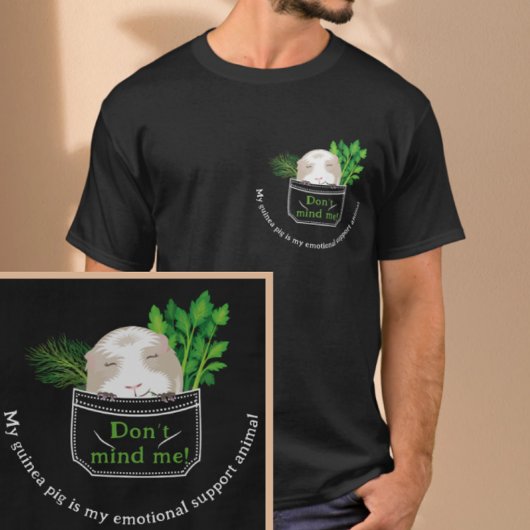 おもしろいモルモット Tシャツ