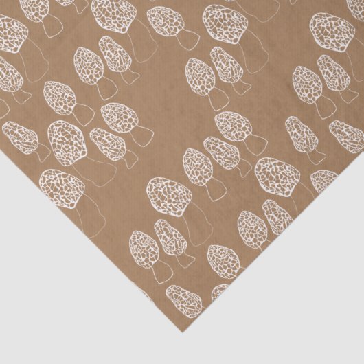 おもしろいモレルきのこ模様ギフト 薄葉紙 (詳細)