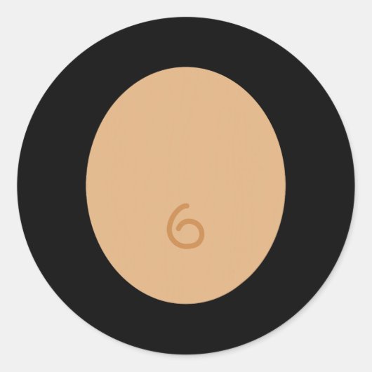 おもしろいモンキーコスチュームスーツ子供たち大人ハロウィーン ラウンドシール (正面)