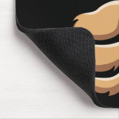 おもしろいモンキーゴリラチェストコスチューム マウスパッド (コーナー)