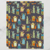 おもしろいモンスターのパターン (正面/裏面)