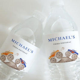 おもしろいモンスタートラック水瓶札 ペットボトルラベル