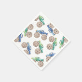 おもしろいモンスタートラック紙カップ スタンダードカクテルナプキン (角)