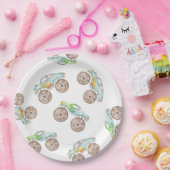 おもしろいモンスタートラック誕生日紙プレート ペーパープレート (パーティー)