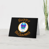 おもしろいモンスターハロウィン カード (正面)