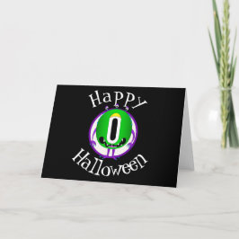 おもしろいモンスターハロウィン カード