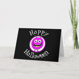 おもしろいモンスターハロウィン カード