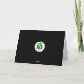 おもしろいモンスターハロウィン カード (裏面)