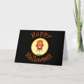 おもしろいモンスターハロウィン カード (正面)