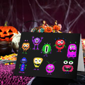 おもしろいモンスター、ハロウィン カード