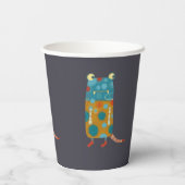 おもしろいモンスター 紙コップ (裏面)