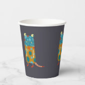 おもしろいモンスター 紙コップ (正面)