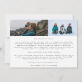 おもしろいモーダーレトロメディカルドクター2フォトグラッドパーティー 案内状 (裏面)