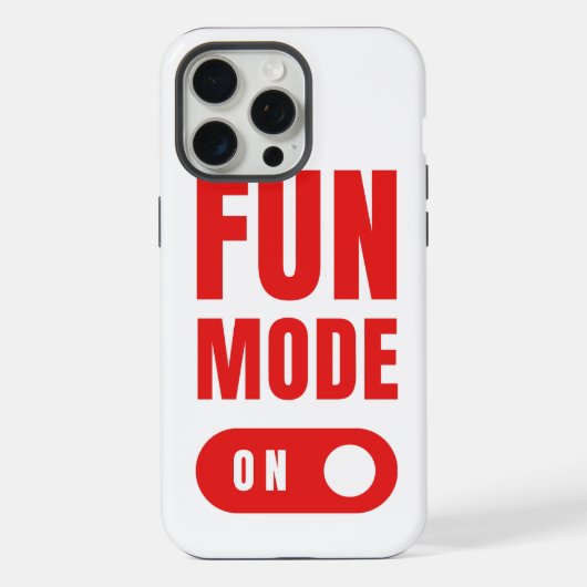 おもしろいモードオン iPhoneケース (裏面)