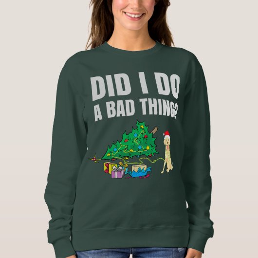 おもしろいユダヤ人ダッシュント(ユダヤ教)メノラーハッピーハヌッカチャン スウェットシャツ (正面)