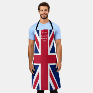 おもしろいユニオン・ジャック・イギリス素晴らし・シェフ エプロン